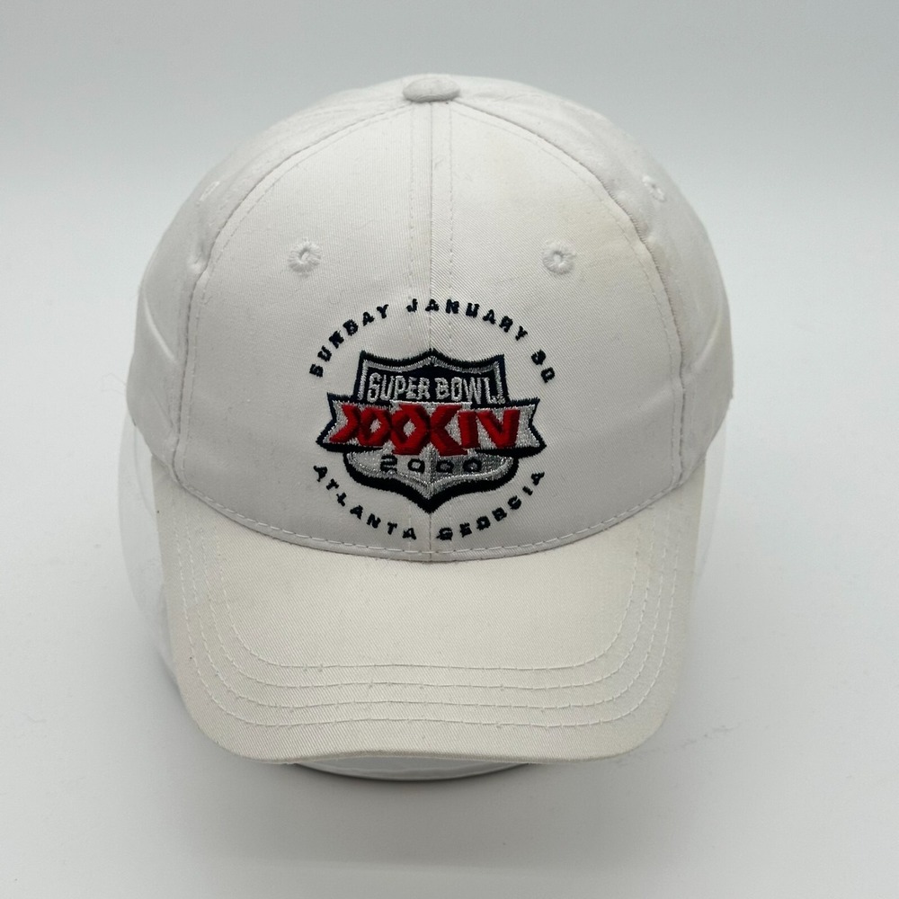 Vintage NFL Logo Athletic Cap Boys One Size White 2000 Super Bowl XXXIV Snapback